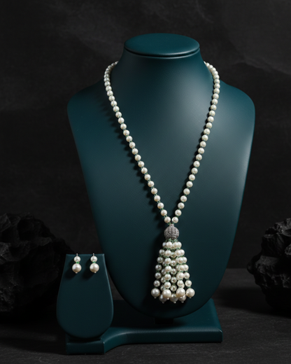 Pearl Fall Tassel Set