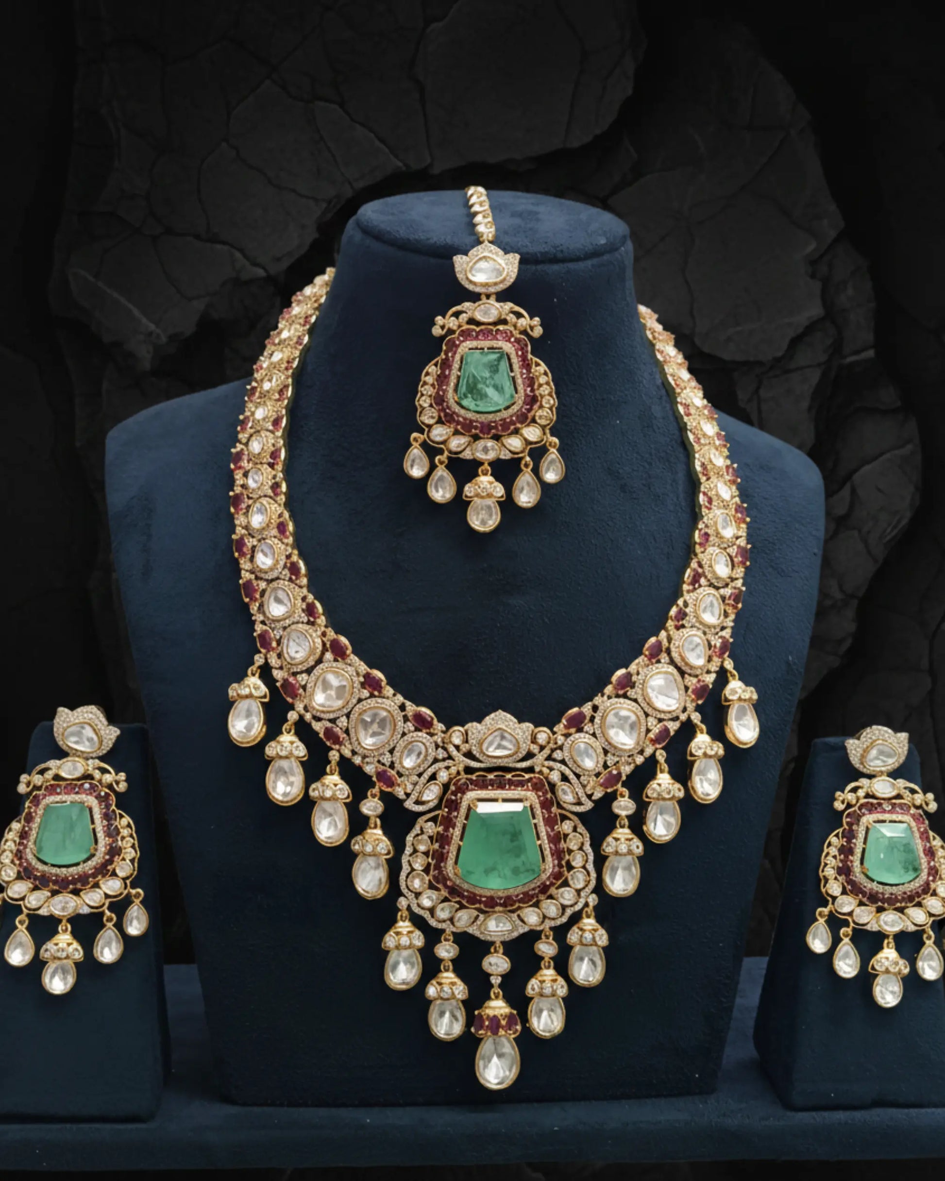 Prisha Heritage Kundan Set Zestro