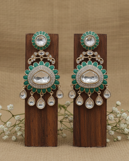 Elina Heritage Drop Earrings