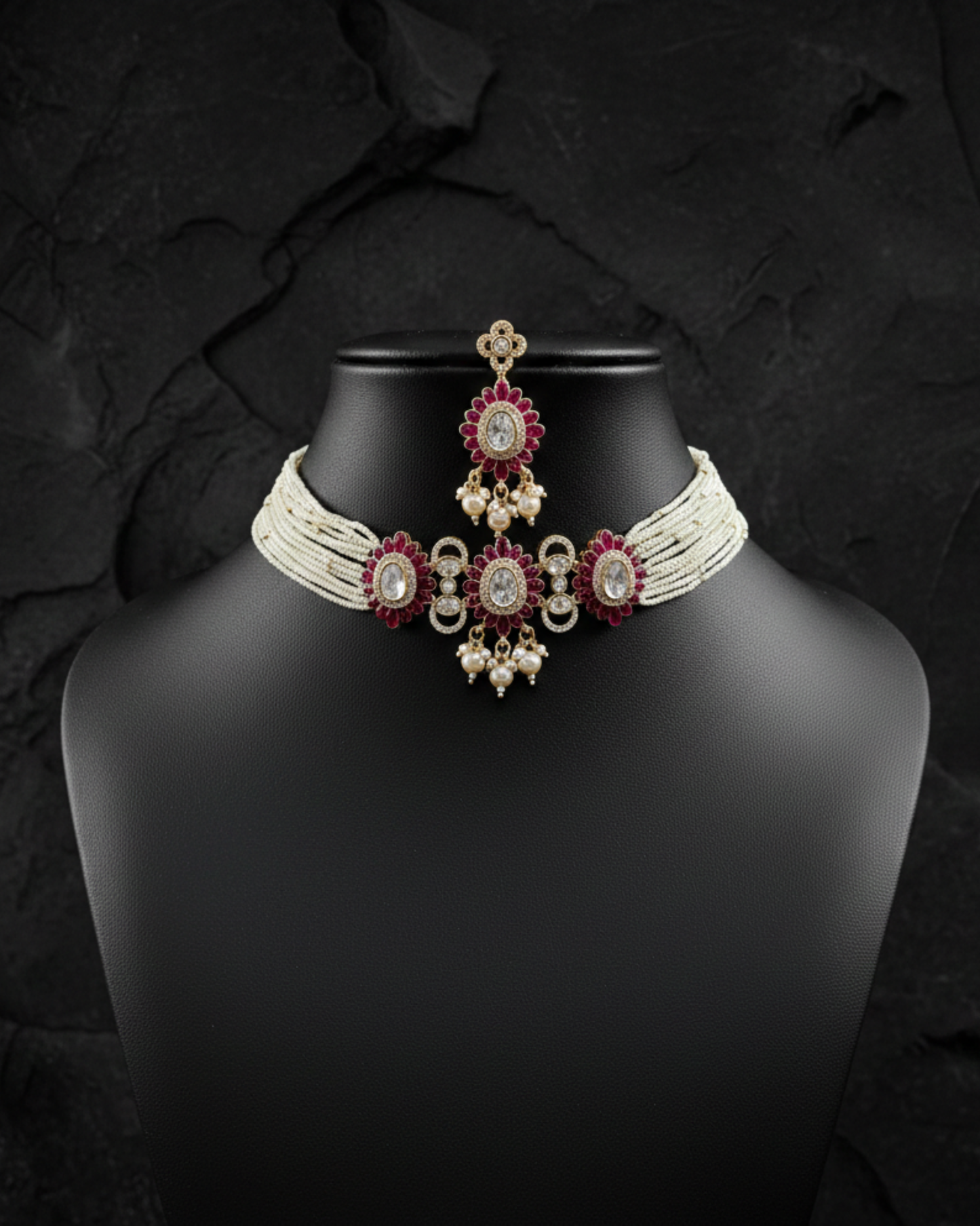 Gulbahar Pearl Radiance Choker Set