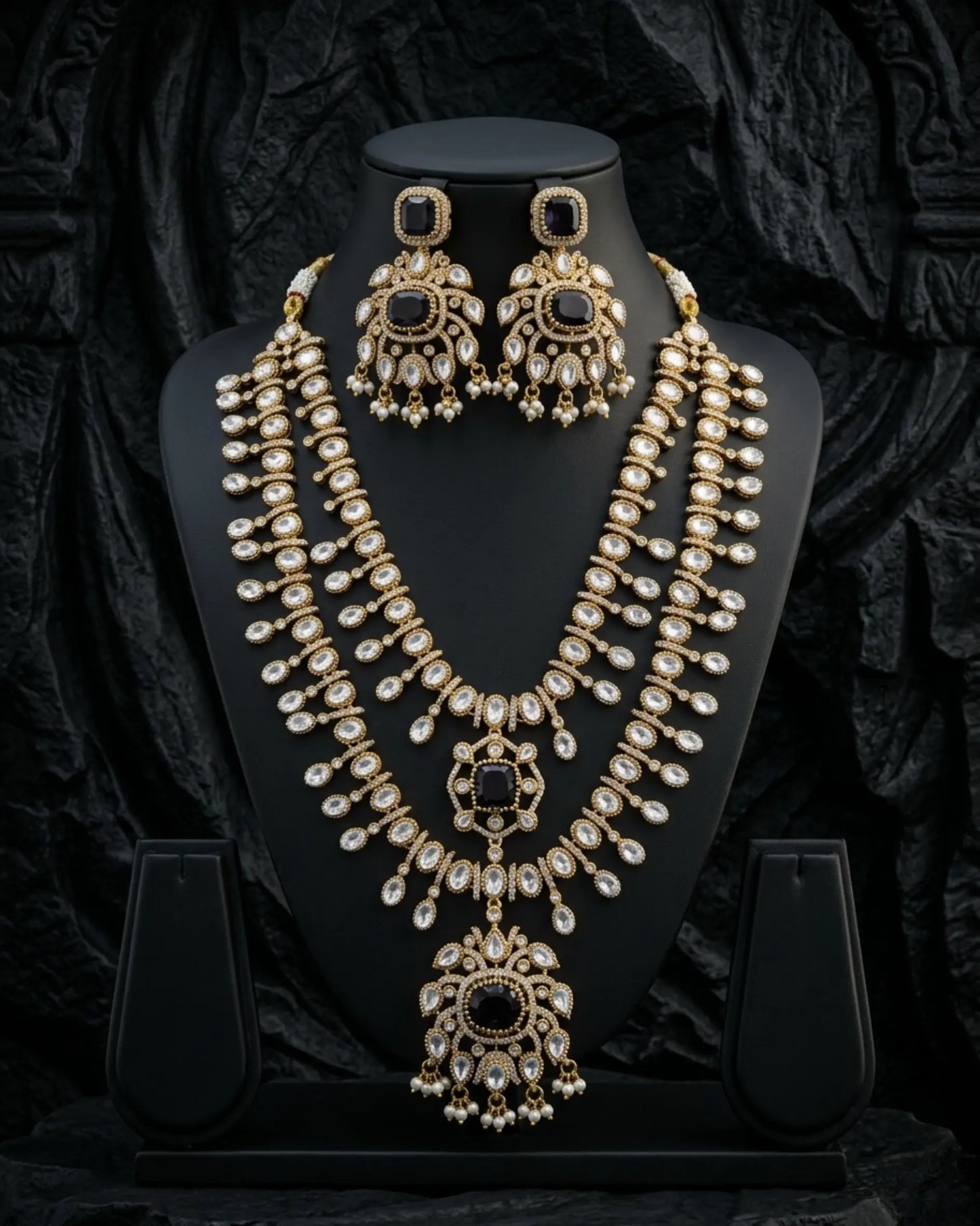 Nizm Dual Layered Necklace Set Zestro