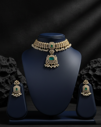 Pearl Dynasty Choker Necklace Set