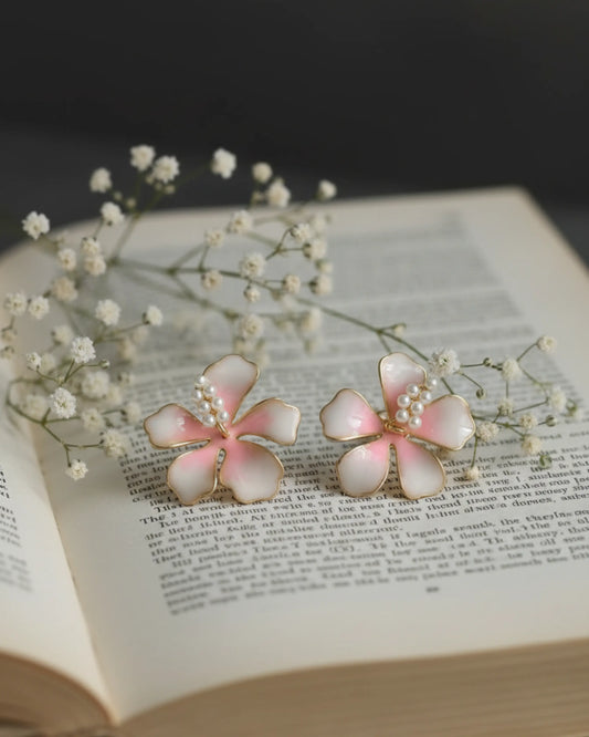 Petal Pearl Bloom Earrings Zestro