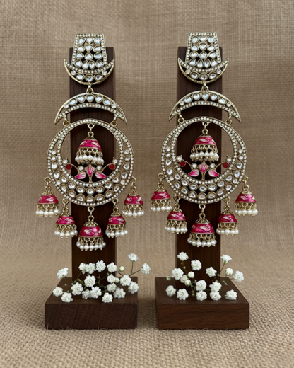 Royal Long Chand Jhumkas