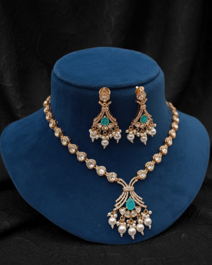 Ruhika Royal Drop Necklace Set
