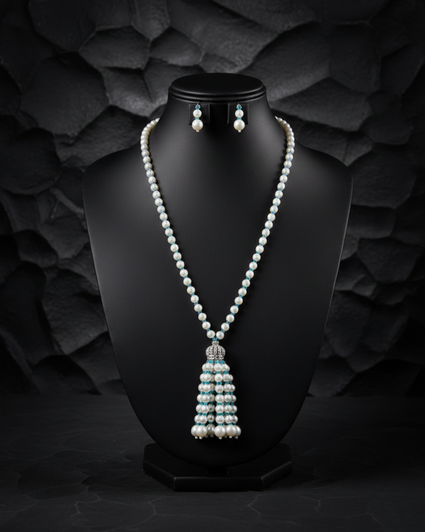 Pearl Fall Tassel Set