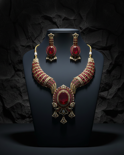 Rajwada Viraasat Necklace Set