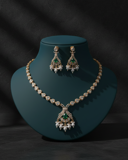 Ruhika Royal Drop Necklace Set