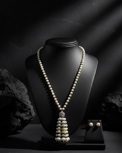 Pearl Fall Tassel Set