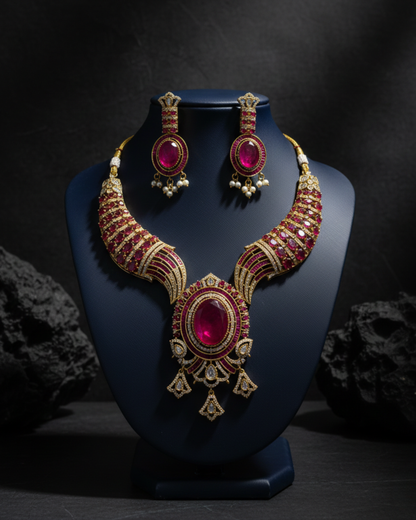 Rajwada Viraasat Necklace Set