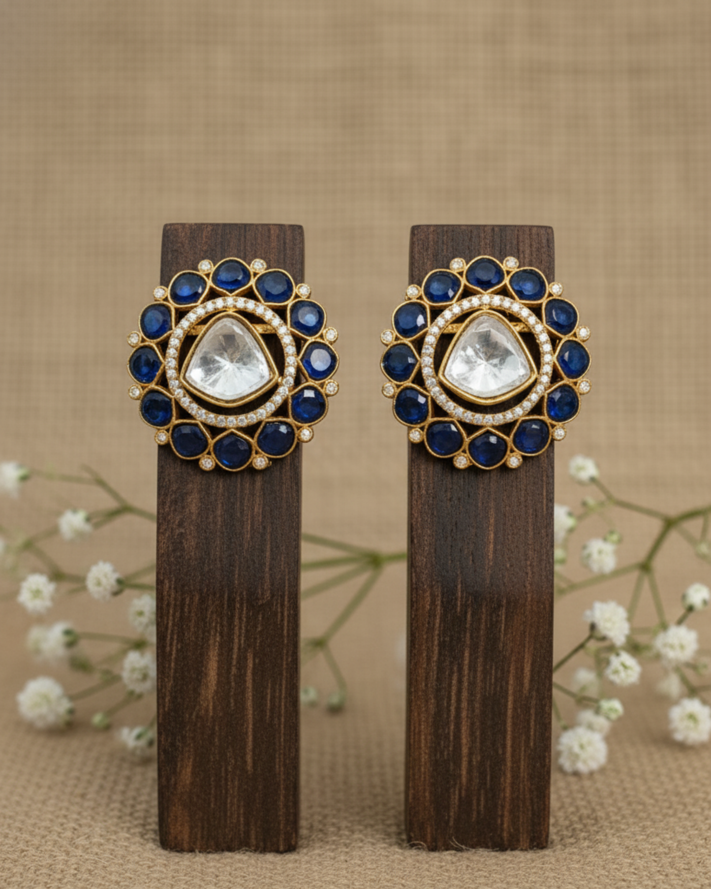 Mehar Polki Studs