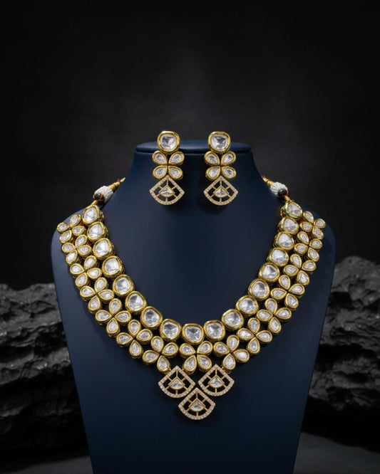 Aaradhya Kundan Necklace Set Zestro