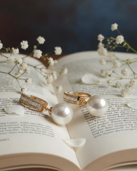 Aurelia Pearl Drop Earrings Zestro