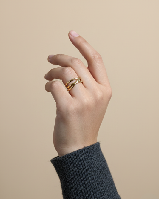 Aureon Twist Ring