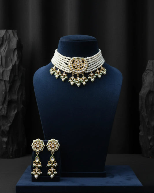 Ayatika Pearl Necklace Set Zestro