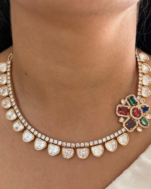 Blossom Flower Necklace Set