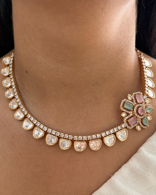 Blossom Flower Necklace Set