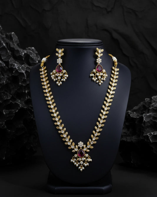 Crimson Necklace Set Zestro