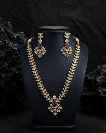 Crimson Necklace Set