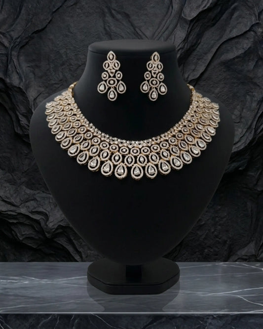 Cubic Zirconia Necklace Set Zestro