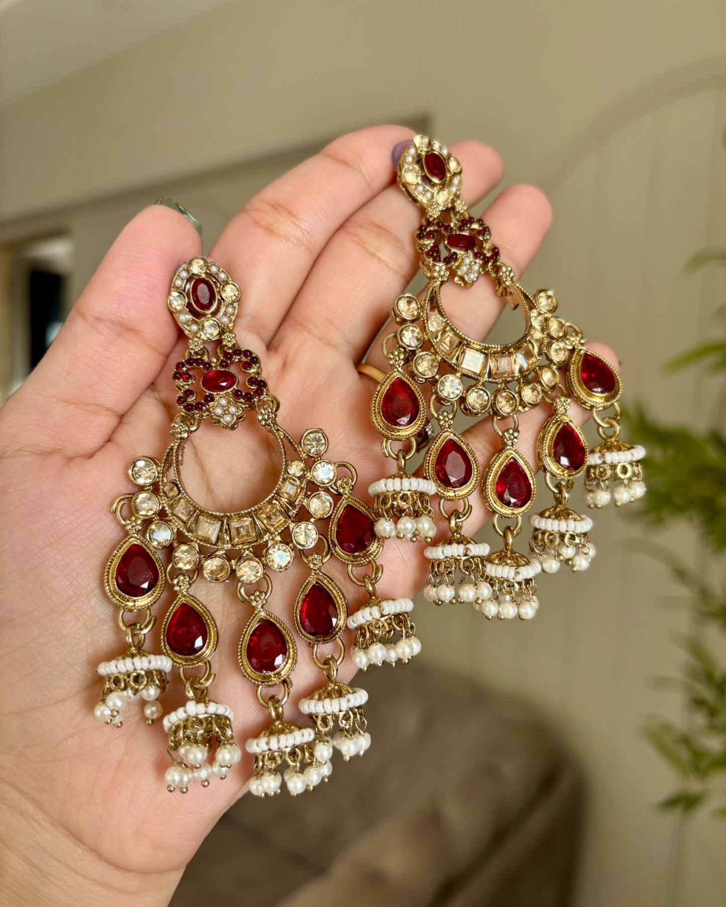 Diya Jhumar Earrings