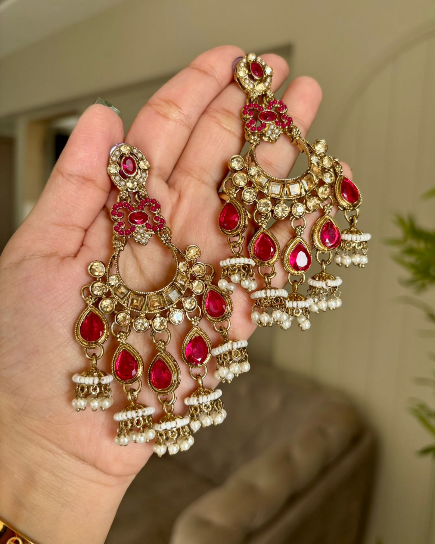 Diya Jhumar Earrings