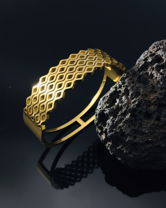 Geometric Lattice Bracelet