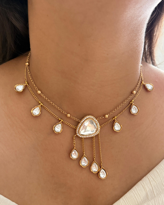 Glimmer Raindrop Choker