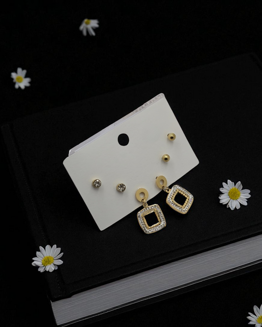 Golden Glow Earring Combo