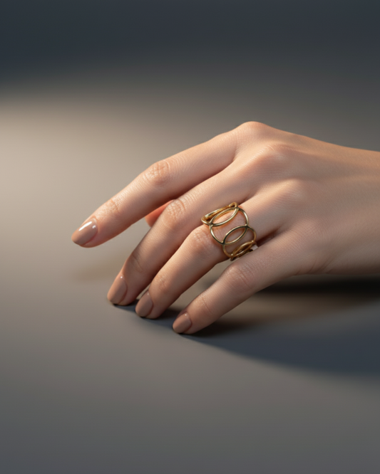 Infinity Oval Ring