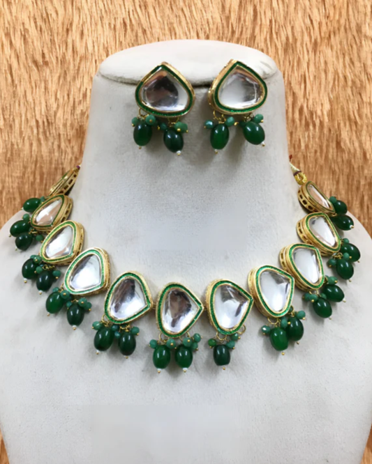 Kundan Drop Necklace