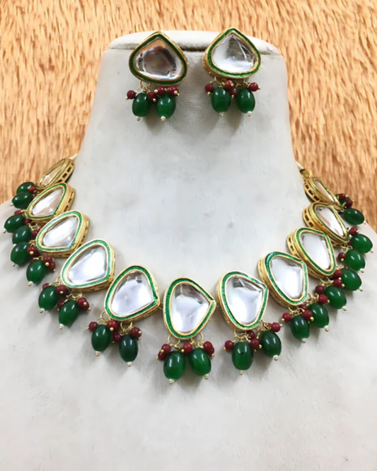 Kundan Drop Necklace