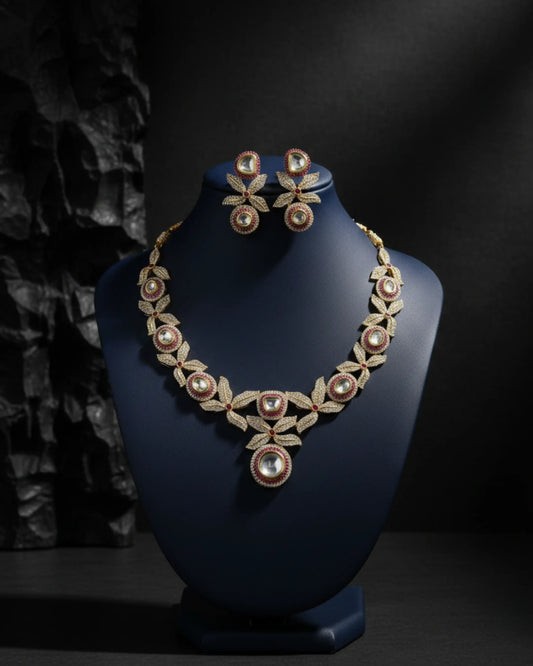 Marigold Bloom Necklace Set Zestro