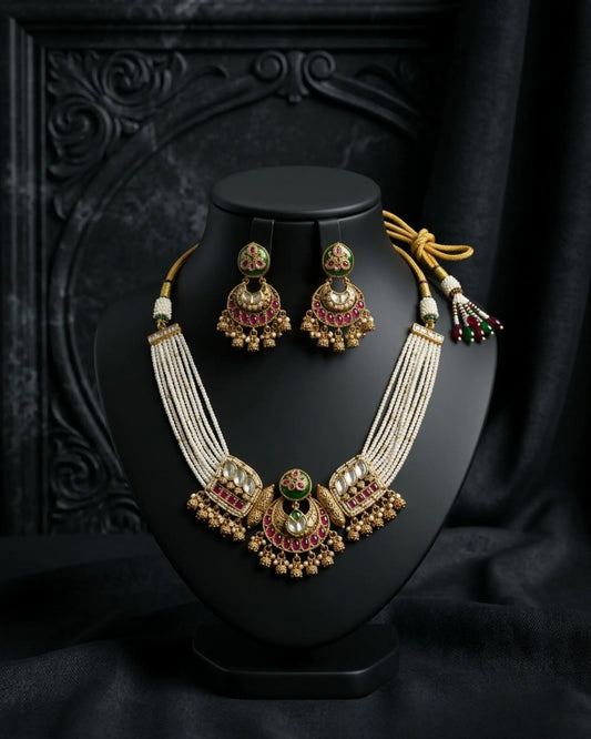 Meher Jadau Elegance Set Zestro