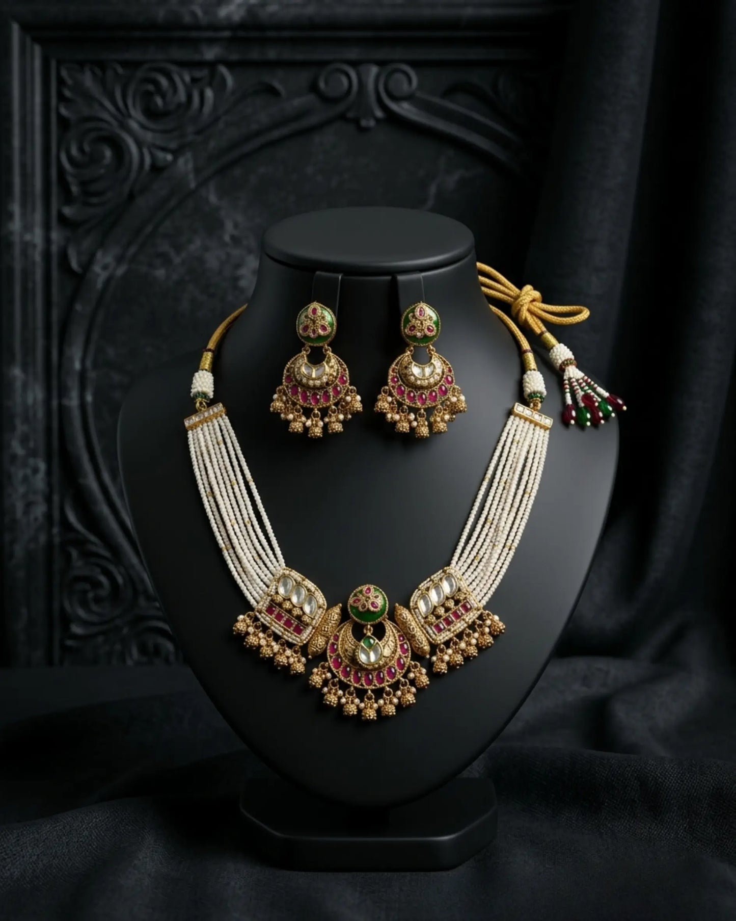 Meher Jadau Elegance Set Zestro