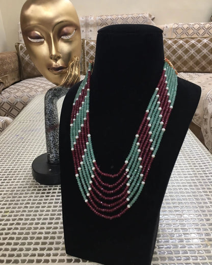 Onyx Seven Layered Mala Zestro