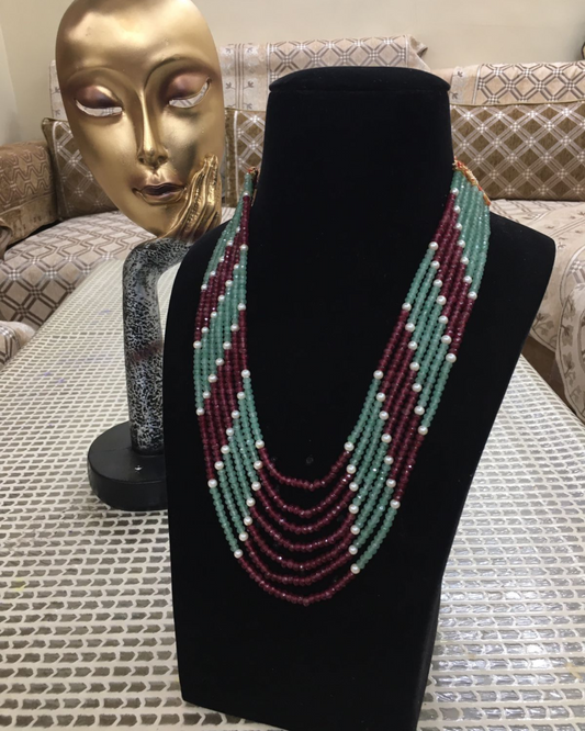 Onyx Seven Layered Mala