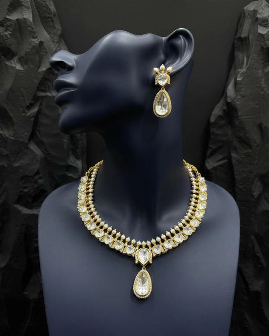 Pragya Kundan Necklace Set Zestro