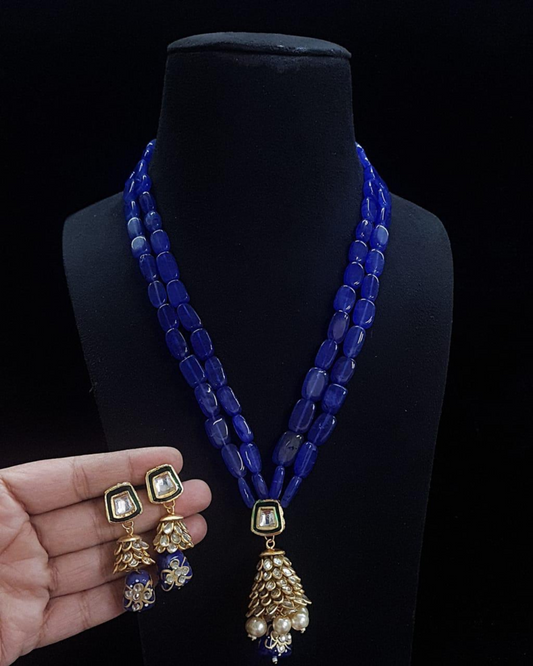 Rasika Paachi Kundan Set