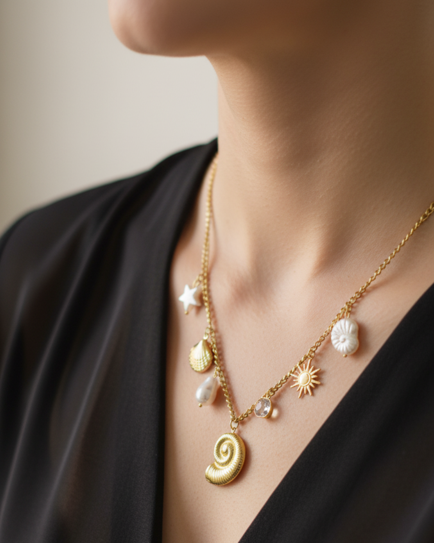 Seaside Treasures Charm Necklace