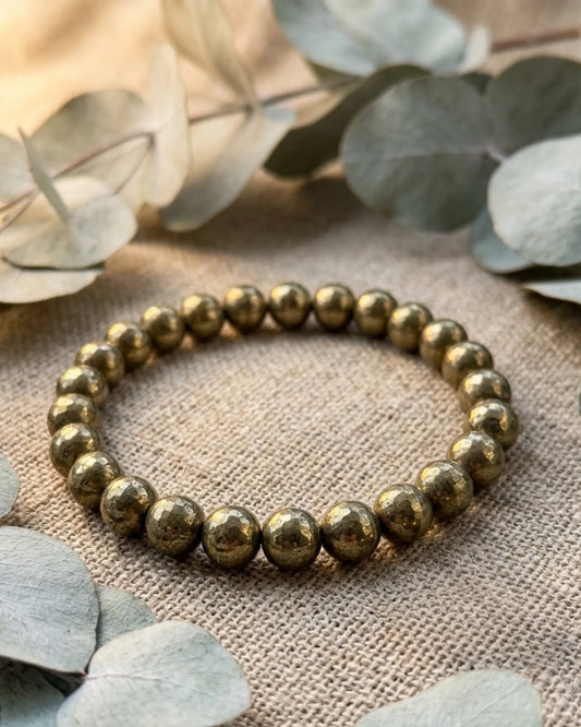Shield Pyrite Bracelet Zestro