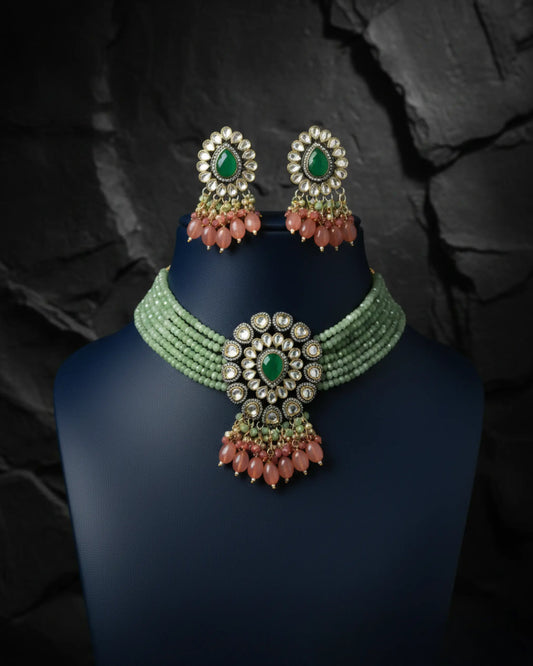 Shravya Heritage Choker Set Zestro