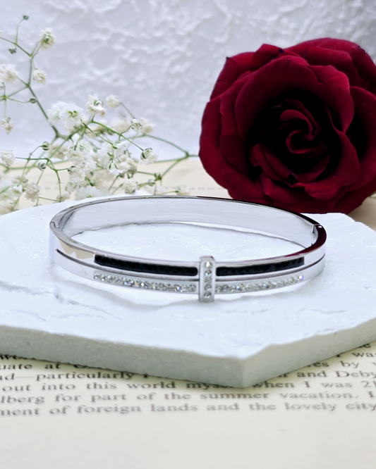 Silver Edge Braceletc