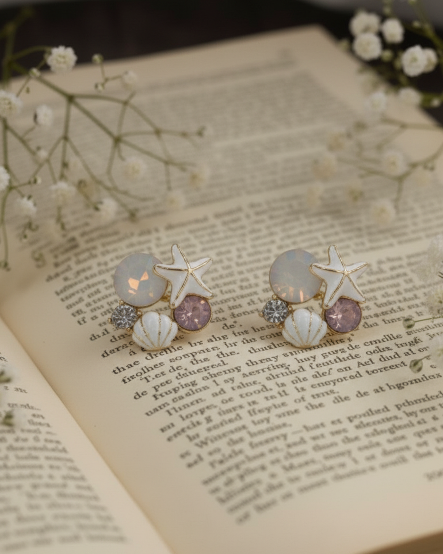 Starry Shell Studs