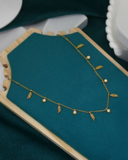 Stone Charm Necklace