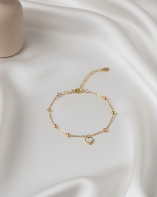 Sweetheart Bead Chain Bracelet