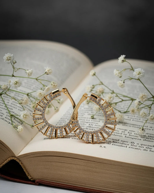 The Soleil Fringe Hoops Zestro