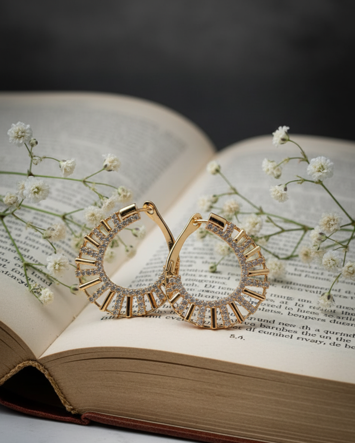 The Soleil Fringe Hoops