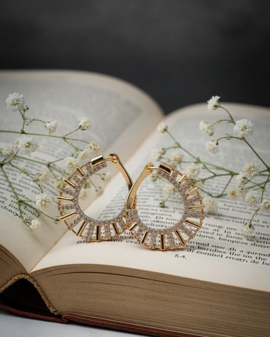 The Soleil Fringe Hoops