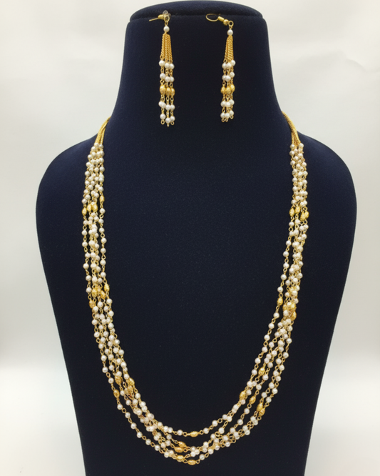 Tricolour Pearl Mala